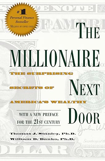 Book cover of 'The Millionaire Next Door' with text and decorative elements. Bookish Wonderland serves readers across Bangladesh with durable printed books, making it simple to purchase online through online ordering with home delivery and crystal-clear print.