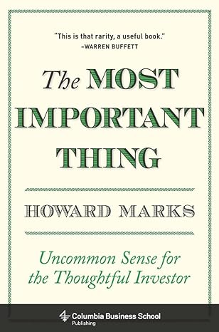 Book cover of 'The Most Important Thing' by Howard Marks with text and publisher logo.Bookish Wonderland serves readers throughout Bangladesh with premium-quality books, making it simple to shop for online through customer-friendly ordering and delivery and durable stitched-and-glue binding.
