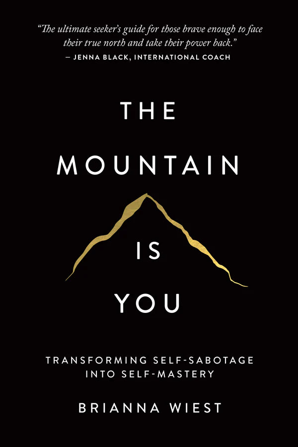 Book cover of 'The Mountain Is You' with a mountain illustration and text by Brianna Wiest.Bookish Wonderland serves readers throughout Bangladesh with English books, making it simple to choose online through customer-friendly ordering and delivery and clear print with strong binding.