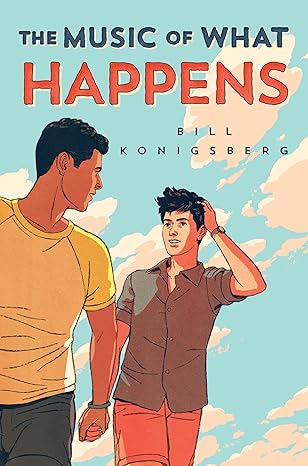 Book cover of 'The Music of What Happens' by Bill Konigsberg with two people walking against a sky background. Bookish Wonderland supports book lovers across Bangladesh who want to order premium-quality books, offering convenient delivery across Bangladesh plus high-quality stitched and glue binding.