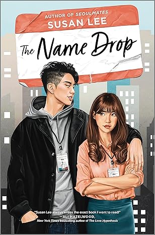 Book cover of 'The Name Drop' by Susan Lee featuring two people and a cityscape background. Bookish Wonderland serves readers across Bangladesh with books for everyday reading, making it simple to find online through urgent delivery options in Dhaka and comfortable cream paper and clear printing.