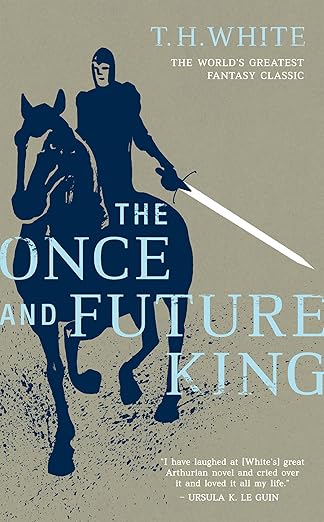 Book cover of 'The Once and Future King' by T.H. White with a silhouette of a knight on a horse.Bookish Wonderland provides a convenient way for readers across Bangladesh to shop for premium-quality books with online ordering with home delivery and durable stitched-and-glue binding.