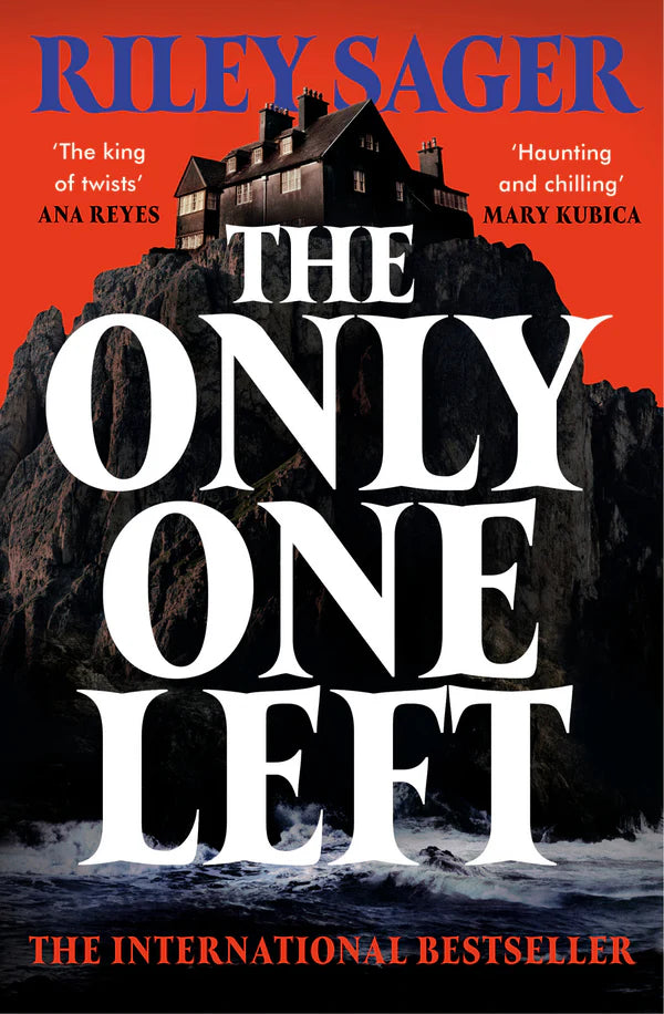 Book cover of 'The Only One Left' by Riley Sager with a house on a cliff and ocean.Bookish Wonderland helps readers across Bangladesh shop for durable printed books online with customer-friendly ordering and delivery and a focus on reader-friendly cream paper.