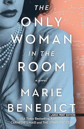 Book cover of 'The Only Woman in the Room' by Marie Benedict with a woman's face and a map in the background.Bookish Wonderland provides a convenient way for readers across Bangladesh to find quality English books with fast delivery options in Dhaka and durable stitched-and-glue binding.