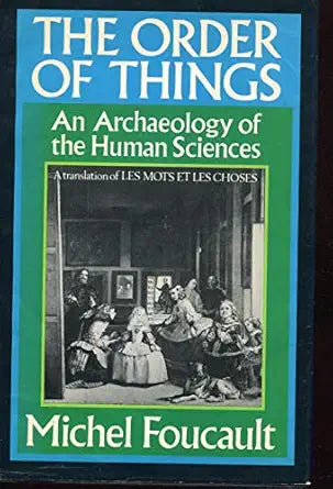 Book cover of 'The Order of Things' by Michel Foucault with a green and blue color scheme.Bookish Wonderland helps readers across Bangladesh purchase books for study and leisure online with delivery inside and outside Dhaka and a focus on clear print with strong binding.