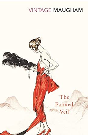 Book cover of 'The Painted Veil' by Vintage Maugham with an illustration of a woman in a red dress. Bookish Wonderland provides a convenient way for readers across Bangladesh to get English books with nationwide delivery and clear print with strong binding.