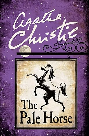 Book cover of 'The Pale Horse' by Agatha Christie with a horse illustration on a purple background. Bookish Wonderland provides a convenient way for readers across Bangladesh to get durable printed books with customer-friendly ordering and delivery and clear print with strong binding.