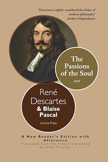 Book cover of 'The Passions of the Soul' by René Descartes and Blaise Pascal with a portrait of Descartes on a beige background. Bookish Wonderland helps readers across Bangladesh choose books for everyday reading online with customer-friendly ordering and delivery and a focus on crystal-clear print.