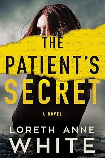 Book cover of 'The Patient's Secret' by Loreth Anne White with a woman's silhouette and yellow text. Bookish Wonderland helps readers across Bangladesh buy quality English books online with delivery inside and outside Dhaka and a focus on clear print with strong binding.