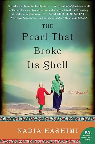 Book cover of 'The Pearl That Broke Its Shell' by Nadia Hashimi with two figures walking on a path. Bookish Wonderland helps readers across Bangladesh buy premium-quality books online with delivery inside and outside Dhaka and a focus on comfortable cream paper and clear printing.