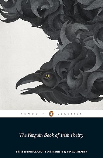 Book cover of 'The Penguin Book of Irish Poetry' featuring a stylized black bird on a white background. Bookish Wonderland helps readers across Bangladesh buy durable printed books online with convenient delivery across Bangladesh and a focus on durable stitched-and-glue binding.