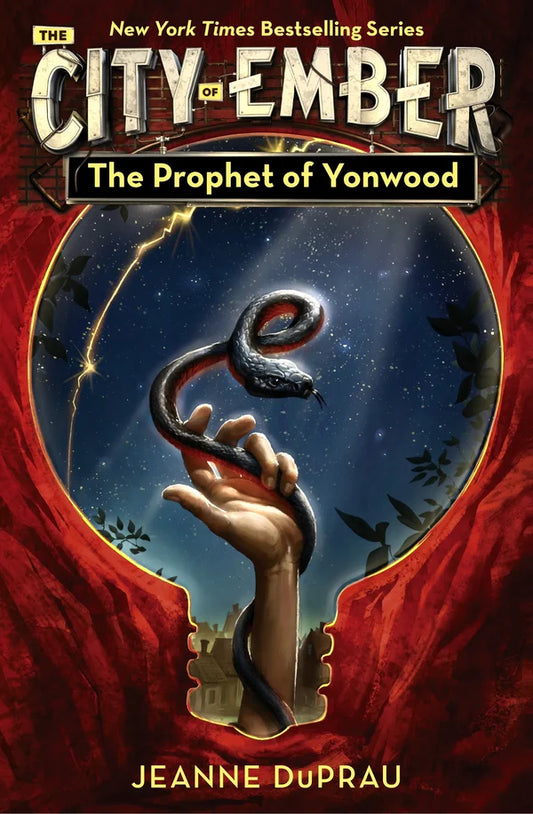 Book cover of 'The Prophet of Yonwood' from 'The City of Ember' series by Jeanne DuPrau.Book buyers across Bangladesh can purchase English books from Bookish Wonderland, combining online ordering with home delivery with durable stitched-and-glue binding.