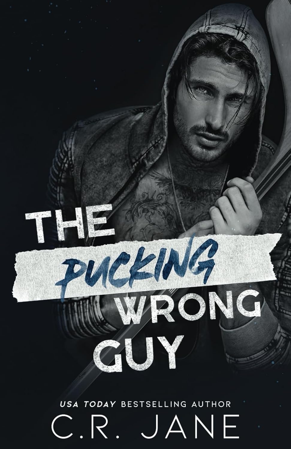 Book cover of 'The Pucking Wrong Guy' with a person holding a hockey stick against a dark background. Book buyers throughout Bangladesh can order reader-friendly printed books from Bookish Wonderland, combining convenient delivery across Bangladesh with premium eye-soothing cream paper.