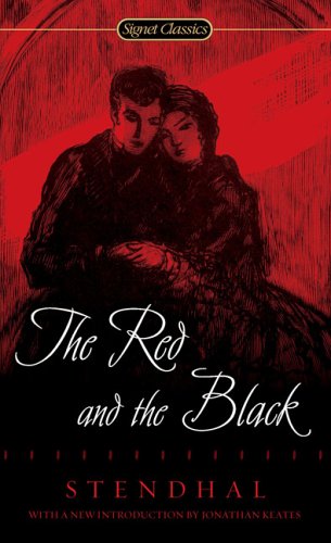 Book cover of 'The Red and the Black' by Stendhal with a red and black color scheme. Book buyers throughout Bangladesh can buy English books from Bookish Wonderland, combining online ordering with home delivery with reader-friendly cream paper.
