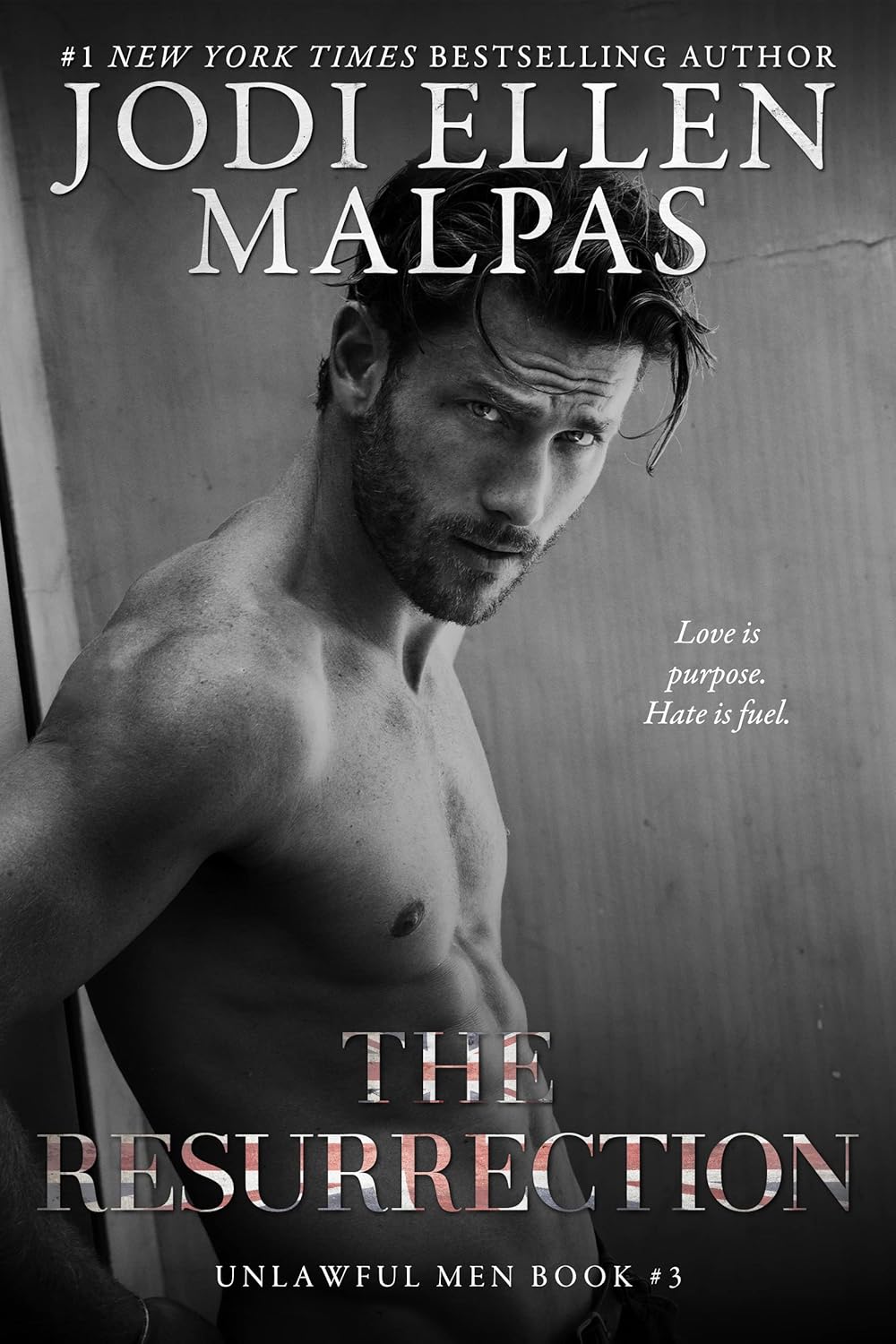 Book cover of 'The Resurrection' by Jodi Ellen Malpas featuring a shirtless man. Book buyers across Bangladesh can choose durable printed books from Bookish Wonderland, combining Cash on Delivery across Bangladesh with reader-friendly cream paper.