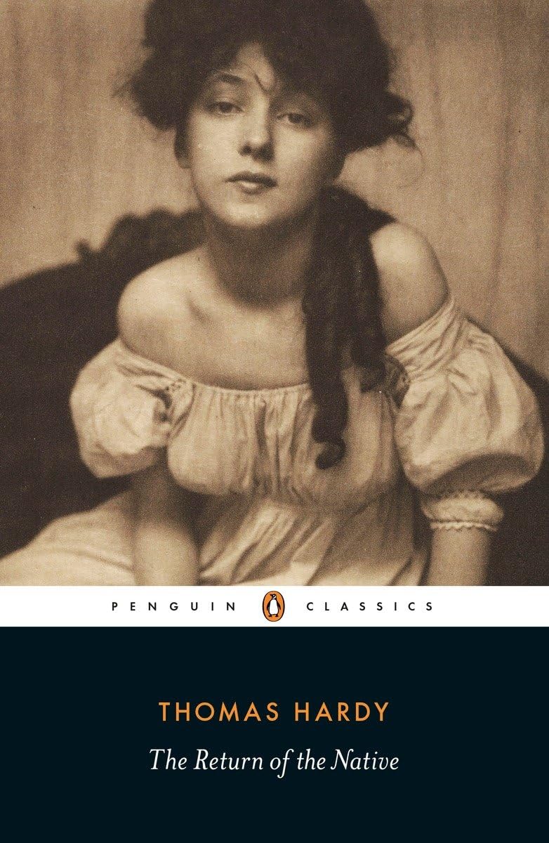 Book cover of 'The Return of the Native' by Thomas Hardy featuring a black and white photograph of a young woman. Book buyers across Bangladesh can discover English books from Bookish Wonderland, combining fast delivery options in Dhaka with crystal-clear print.