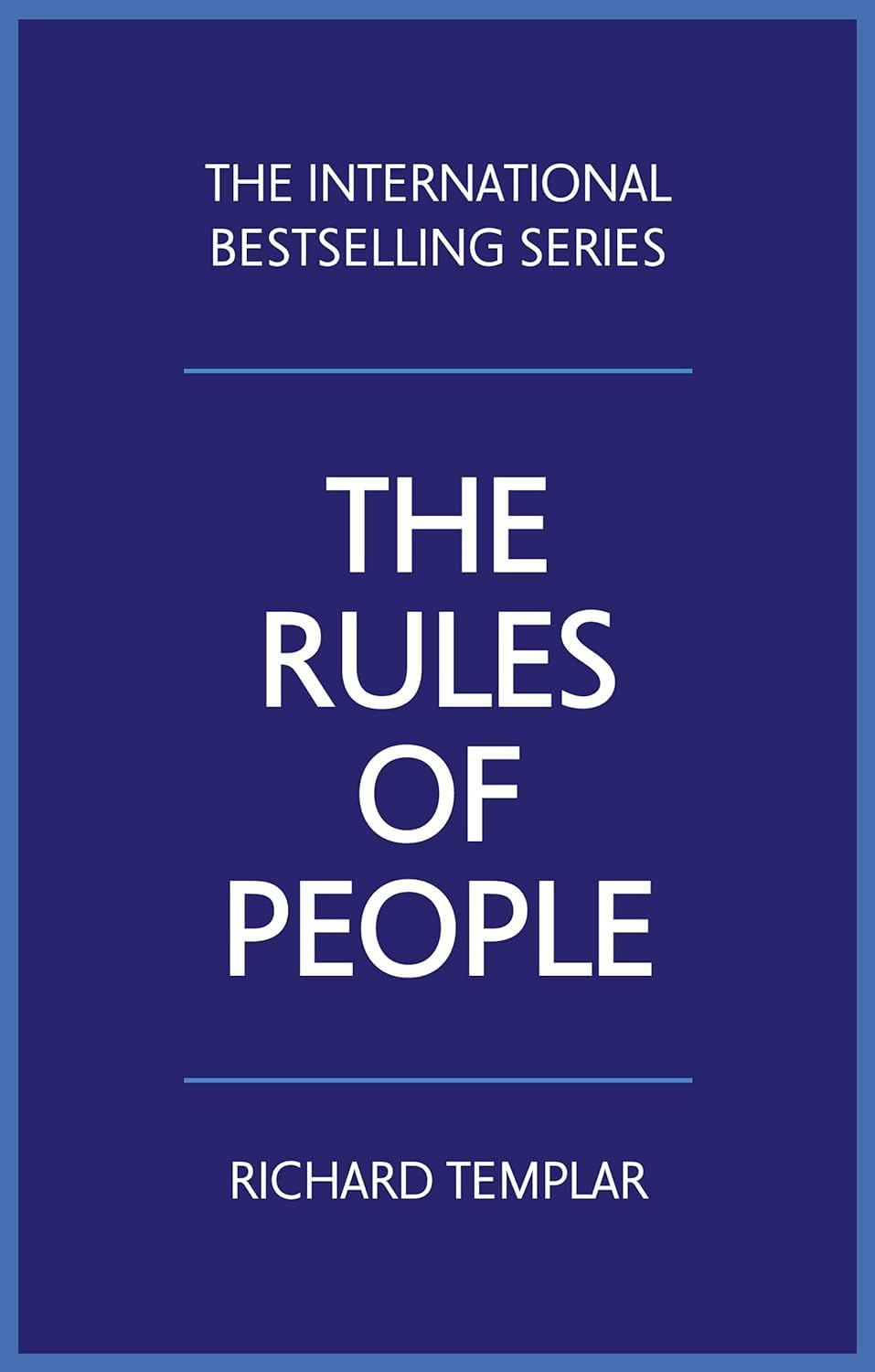 Book cover of 'The Rules of People' by Richard Templar with a blue background and white text. Best quality in Bangladesh.