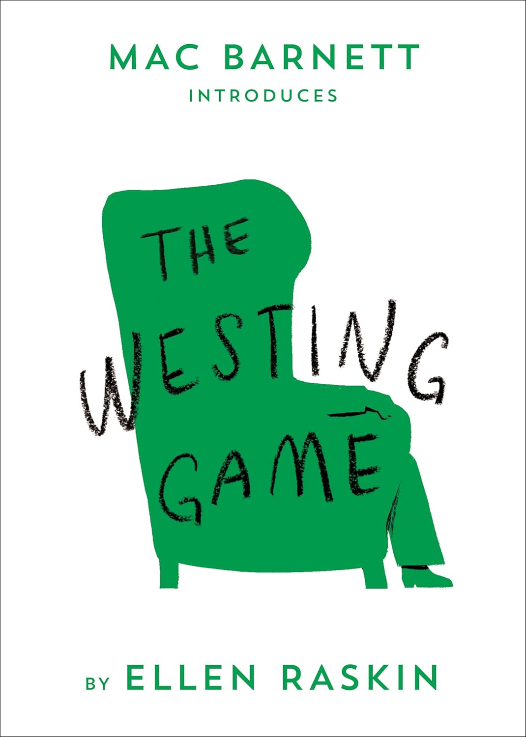 Book cover of 'The Westing Game' by Ellen Raskin with a green shape on a white background book. Bookish Wonderland brings world literature to readers in Bangladesh.