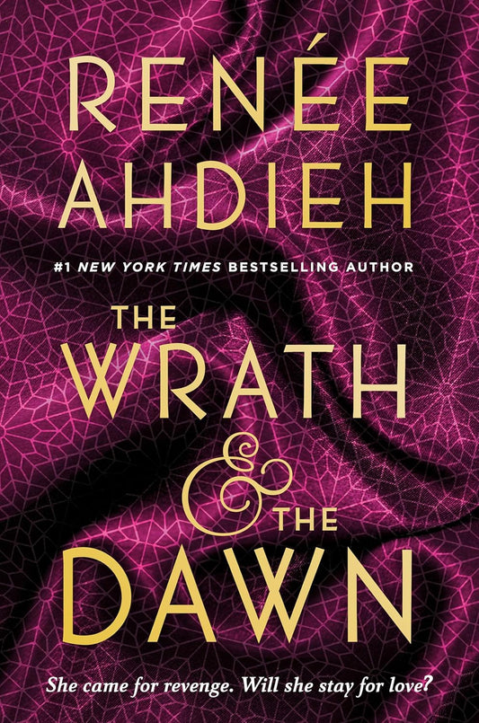 Book cover of 'The Wrath & The Dawn' by Renée Ahdieh with purple and gold design. Bookish Wonderland provides a convenient way for readers across Bangladesh to choose premium-quality books with nationwide delivery and sharp text and durable binding.