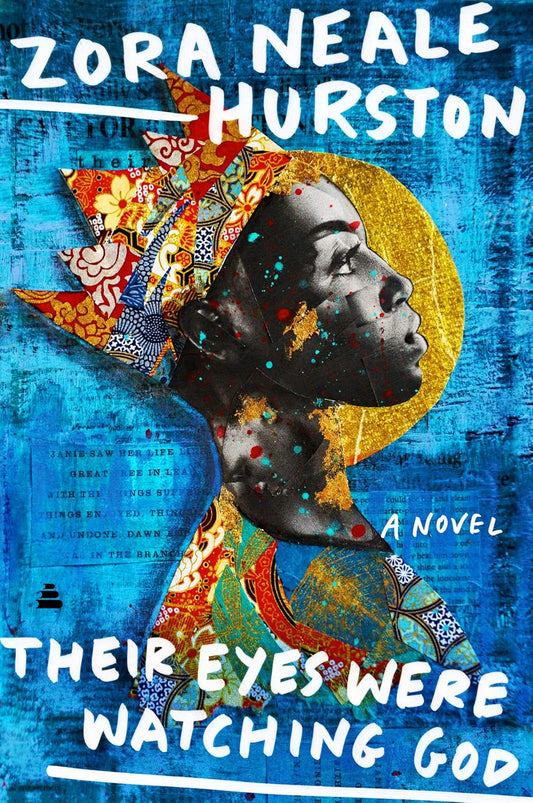 Book cover of 'Their Eyes Were Watching God' by Zora Neale Hurston with a stylized portrait and text. Bookish Wonderland helps readers across Bangladesh purchase quality English books online with convenient delivery across Bangladesh and a focus on sharp text and durable binding.