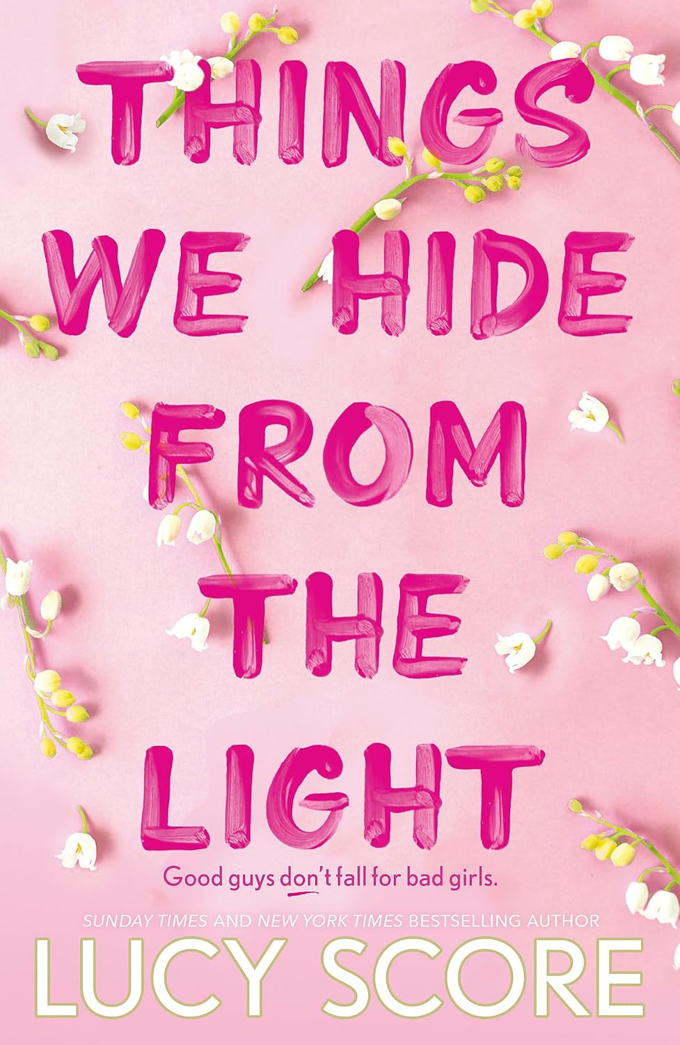 Book cover of 'Things We Hide From The Light' with pink text on a pink background. The largest online bookshop in Bangladesh.