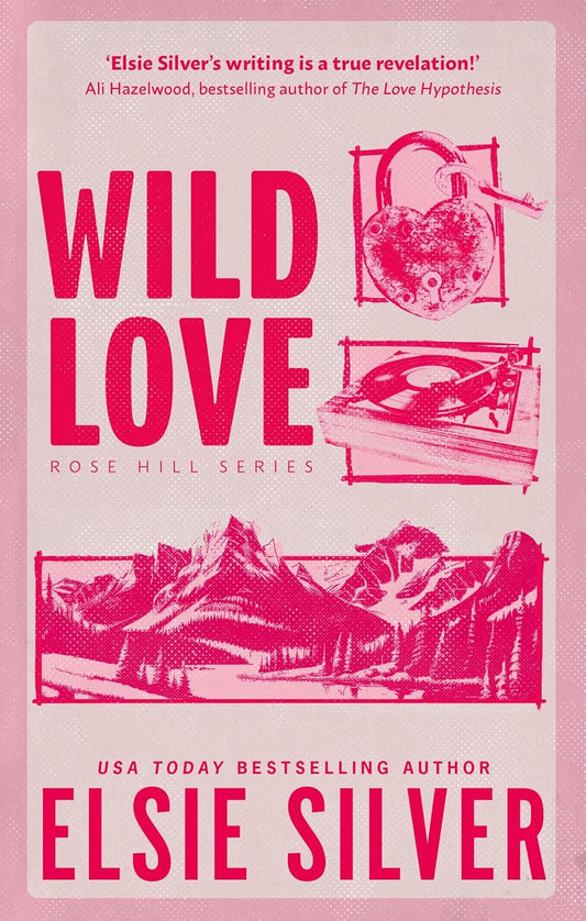 Book cover of 'Wild Love' by Elsie Silver with pink text on a light pink background book price in BD
