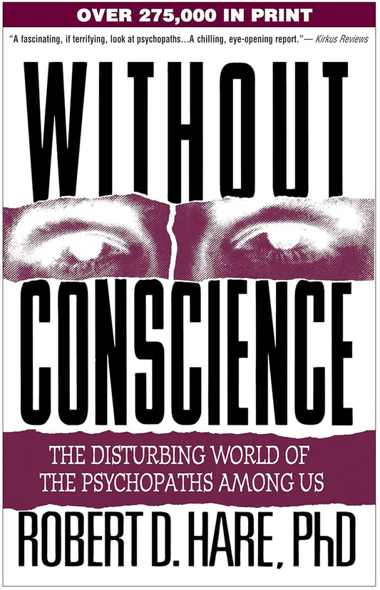 Book cover of 'Without Conscience' by Robert D. Hare with a purple and white design. Bookish Wonderland is your one-stop destination to buy books online in Bangladesh.